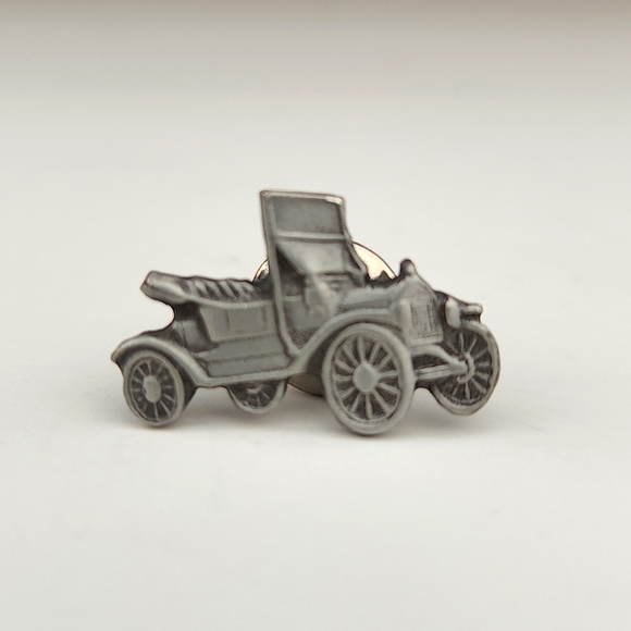 Pewter Jalopy Tie Tac/Lapel Pin - Picture 3 of 10